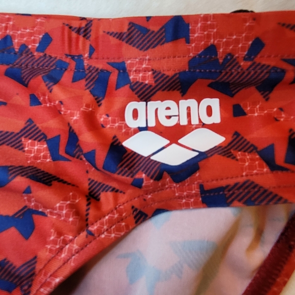 Arena Men's Network Swim Brief Size 30 New With Tag Red and Blue Rare - Picture 2 of 15